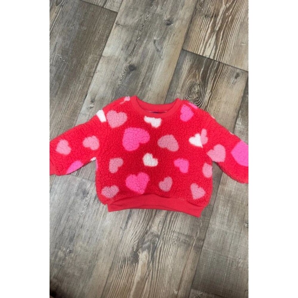 Multicolor heart sweater